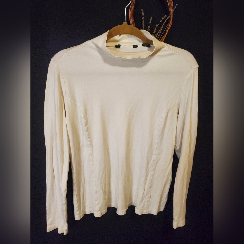 Cream Long Sleeve Top